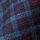 open page with product: Brushed Cotton Twill Check Shirt - Indigo Blue & Red